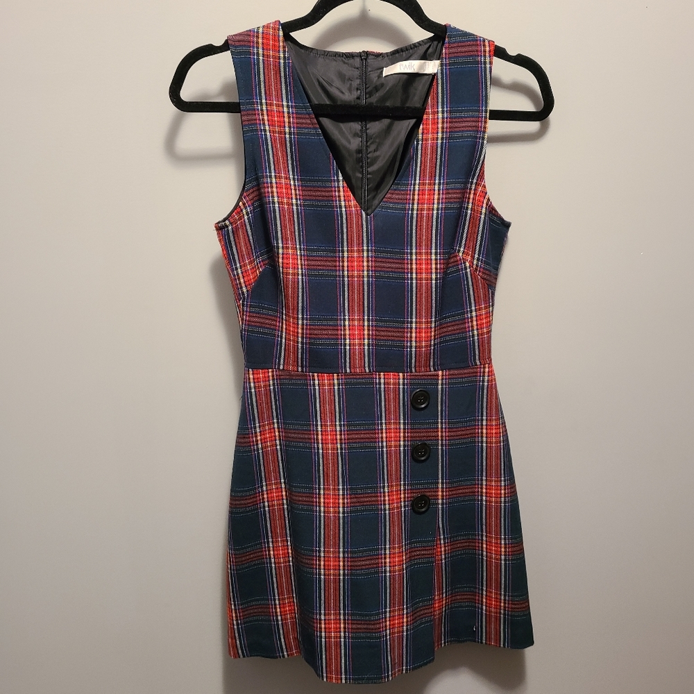 Plaid Skort Dress